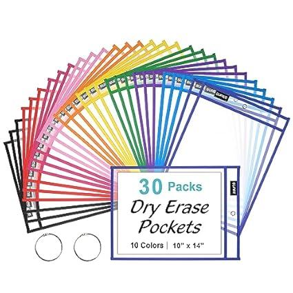Reusable Dry Erase Pockets