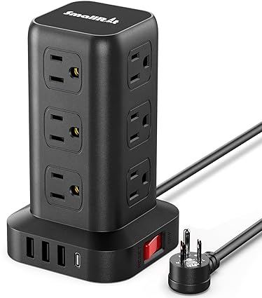 Surge Protector Power Strip Tower