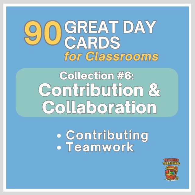 Great Day Cards - Set 6: Contribution & Collaboration (90 Daily Mindset Cards)